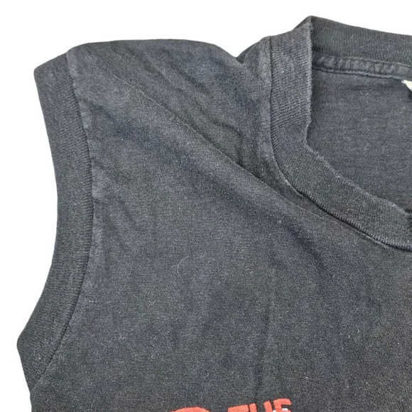 Vintage 80s Sleeveless The Romantics In Heat Tour T-shirt Single Stitch Small - Picture 4 of 16
